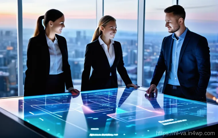 경쟁 분석 프레임워크의 필요성 및 중요성 - **Prompt 1: Market Insight and Strategic Planning**
"A diverse team of four young professionals,...